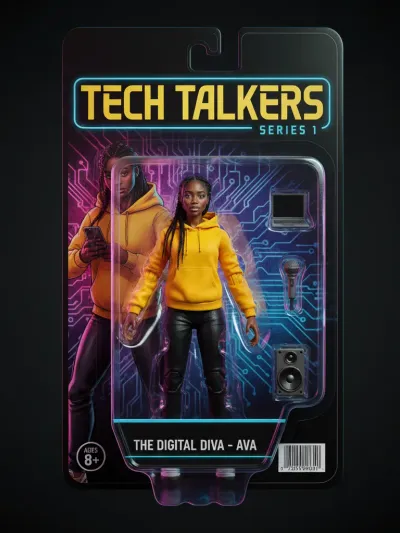 Example AI action figure created with Toyify